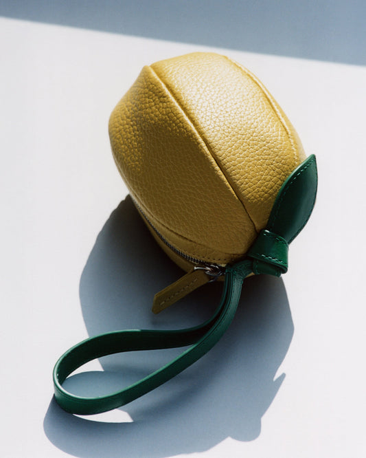 LLIMONA PURSE - Lemon-Shaped Leather Coin Purse