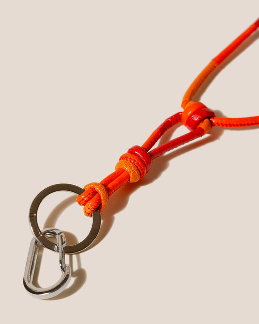 TARONGER KEYCHAIN - Hand-Knotted Patchwork Keychain