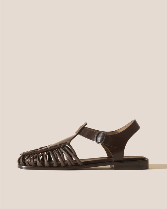 ALARO - Men's Square-Toe T-bar Sandal
