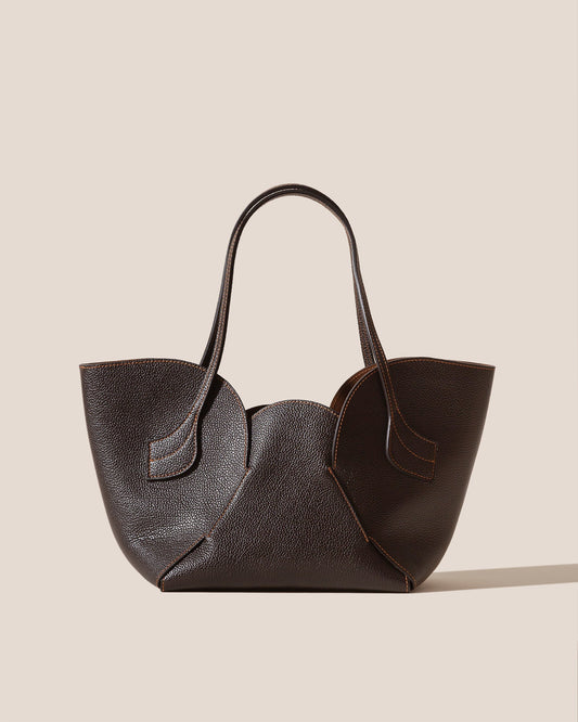 SEPAL S GRAINY - Tulip Shape Zipped Tote Bag